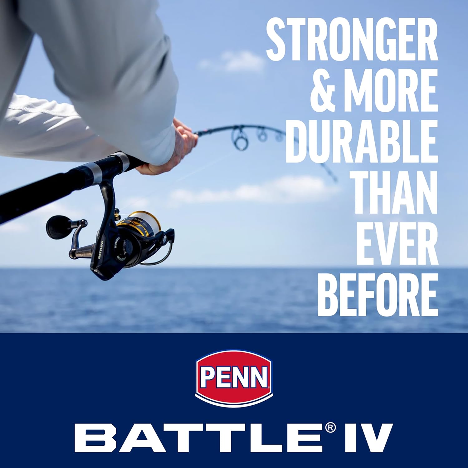 PENN Battle IV Spinning Reel and Fishing Rod Combo - Image 2